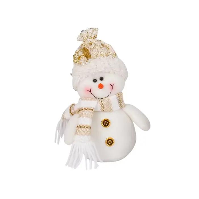 Décorations de Noël, gnome, Père Noël, bonhomme de neige, poupées de Noël, ornement du Nouvel An, dé