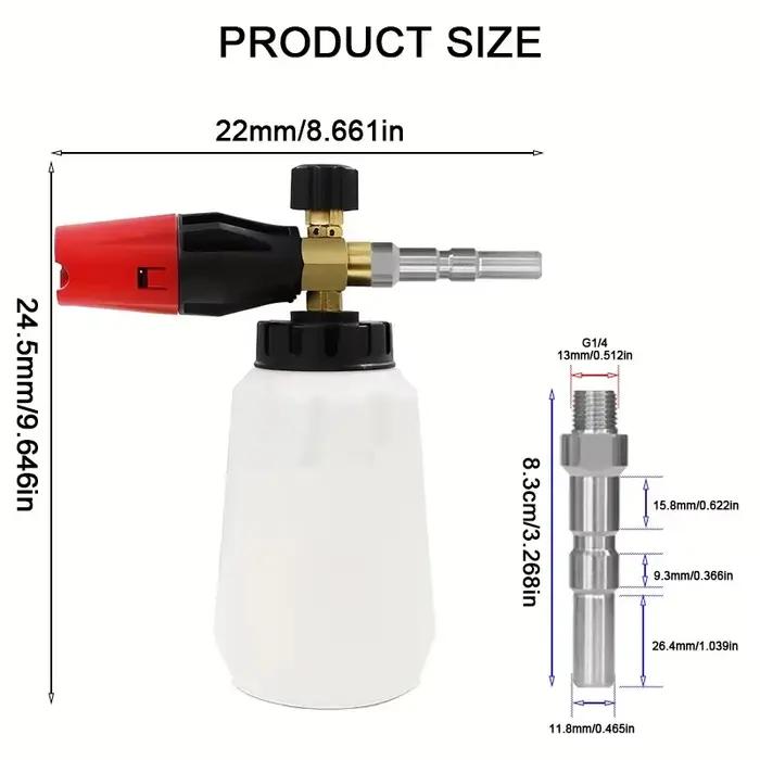 Canon à mousse réglable compatible Nilfisk KEW, pulvérisateur à mousse 3800 PSI filetage G1/4 pour l