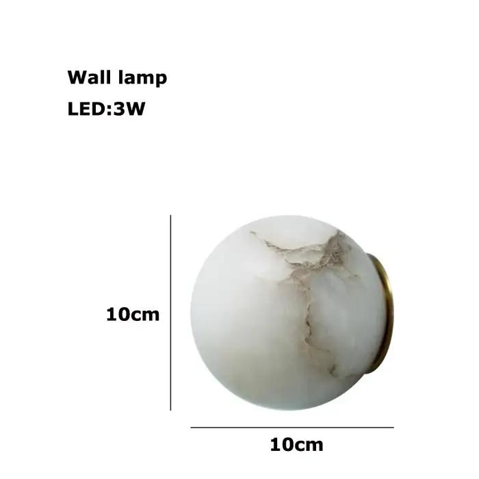 Lustre LED G9 Série Alabaster Bouquet de Boules de Marbre Décoration Maison 2026 Tendance pour Salon
