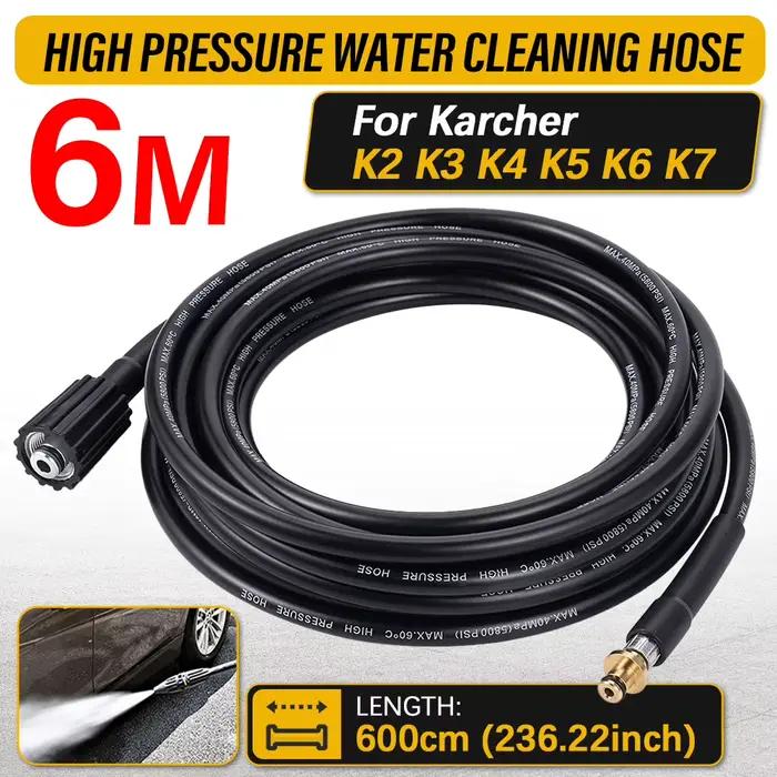 Tuyau de nettoyage haute pression de remplacement pour Karcher K2 K3 K4 K5 K6 K7, 6m, 8m, 10m, 15m, 