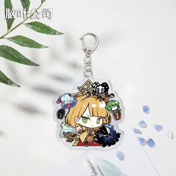 1 ensemble de porte-clés en acrylique Lobotomy Corporation, breloque pendentif personnage de jeu, ac