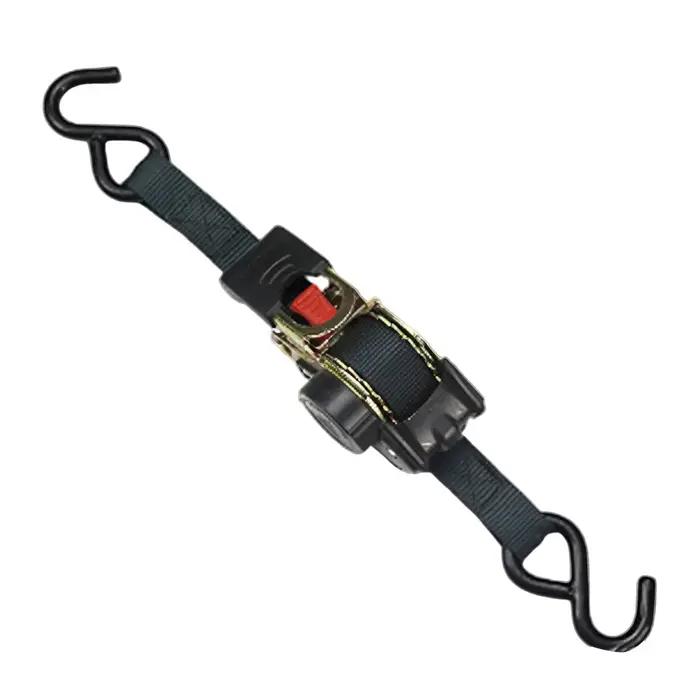 Sangle de tension rétractable pour voiture, sangles auto-rétractables à cliquet 1 pouce x 7 pieds, c