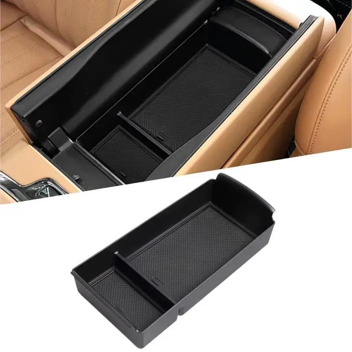 Boîte de rangement pour voiture, accessoires de console automobile, plateau de rangement pour accoud