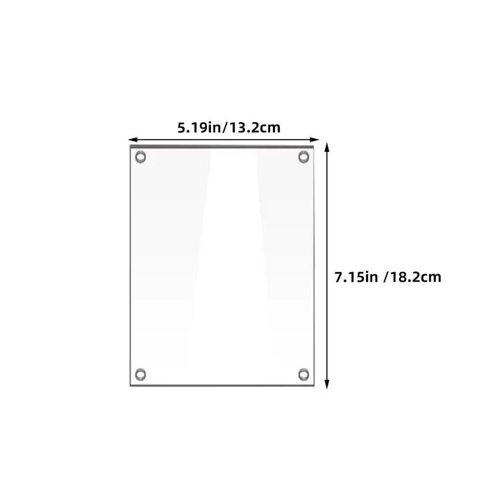 Cadre Photo en acrylique Transparent, grande taille, cadres d'affichage muraux transparents pour la 