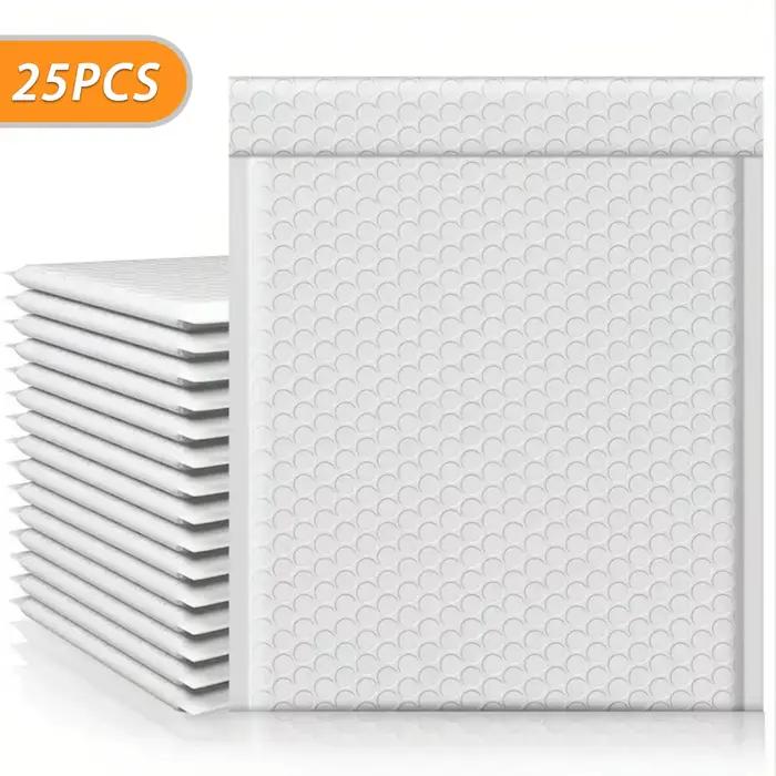 Enveloppes rembourrées XR blanches, taille 9.5x6 pouces, taille moyenne, emballage opaque, sacs d'ex