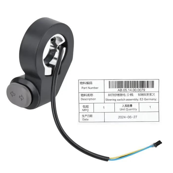 Interrupteur de clignotant Original pour Scooter électrique Segway E2 Pro, clignotant gauche droit, 