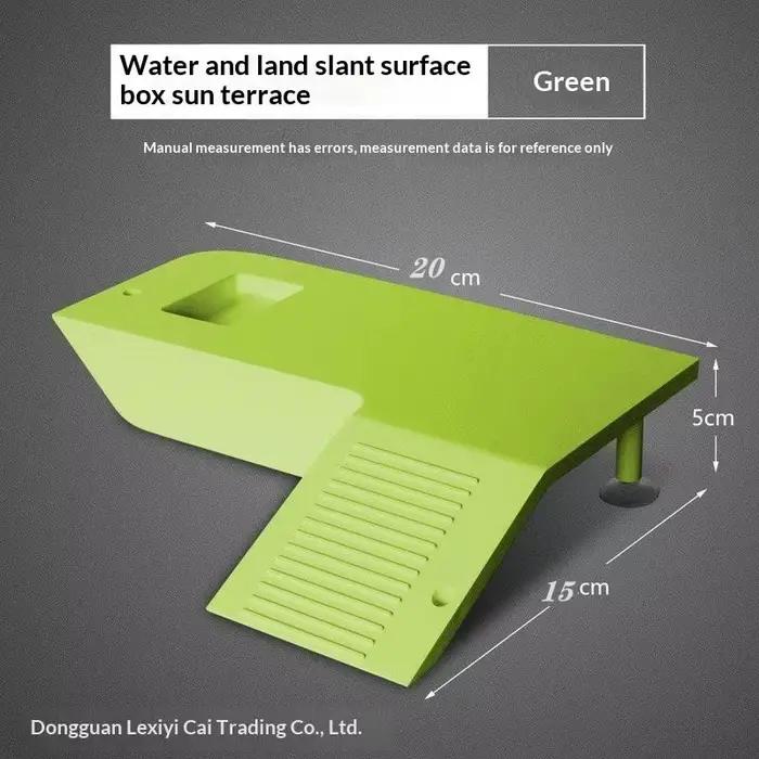 Plateforme décorative multifonctionnelle pour aquarium, décoration pour tortue, terrasse de bain de 