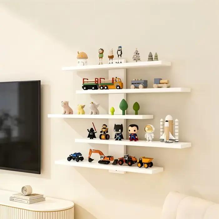 Étagère murale pour la présentation de figurines, de petits blocs de construction et d'objets de col