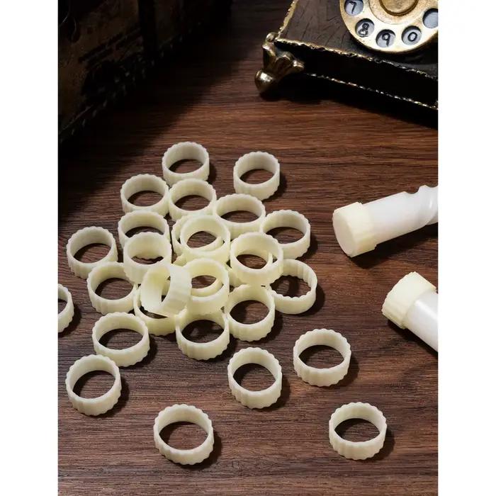 Pinces à bougies, 22 pièces, bougeoir en Silicone, supports d'anneaux en Silicone pour tasses coniqu