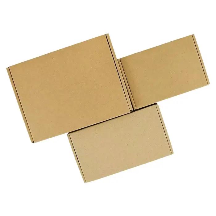 Boîte d'expédition en carton ondulé 20 pièces, boîte d'expédition en carton blanc/marron, boîte d'ex