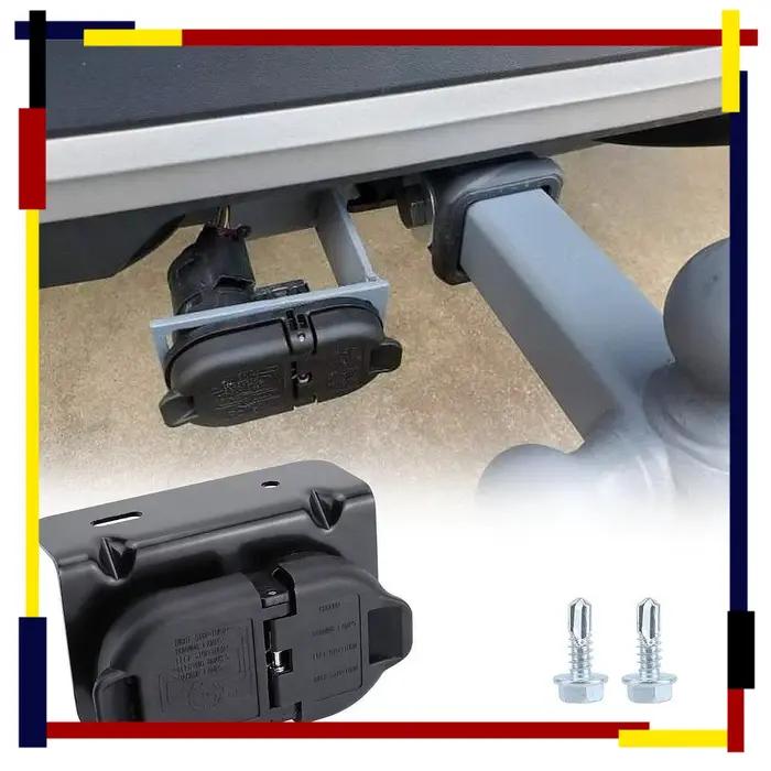 Accessoire de connecteur de remorquage de remorque à 7 voies pour Jeep Gladiator connecteur de remor