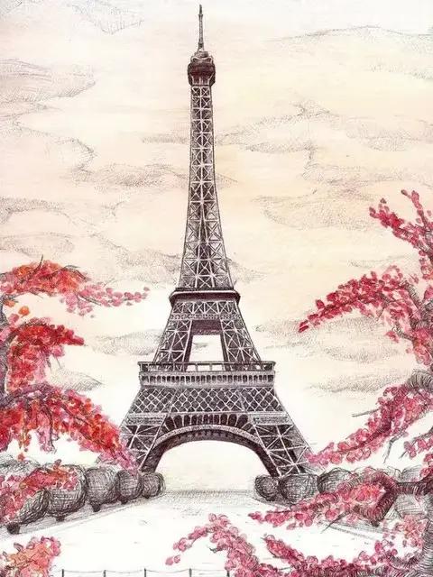 Toile murale avec paysage de la Tour Eiffel et de Paris, affiches françaises imprimées pour décorati