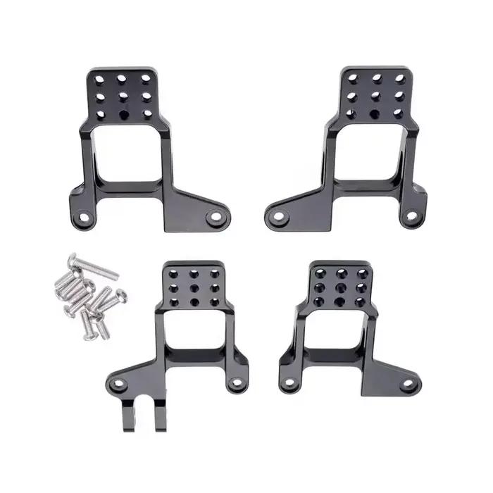 Support de tours de choc avant et arrière en aluminium, 4 pièces, pour chenille 1/10 RC TRX-4 TRX4 8