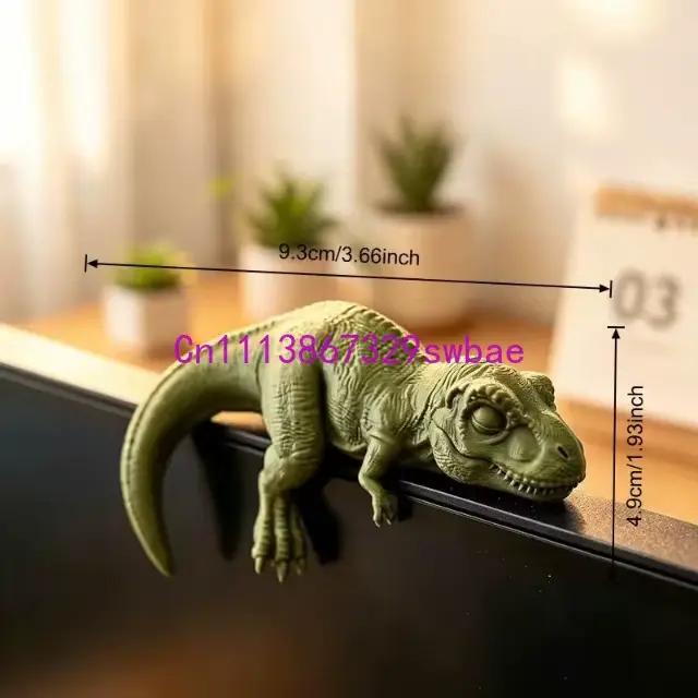 Ornement de moniteur en forme de dinosaure dragon, style nordique, décoration de bureau, décoration 