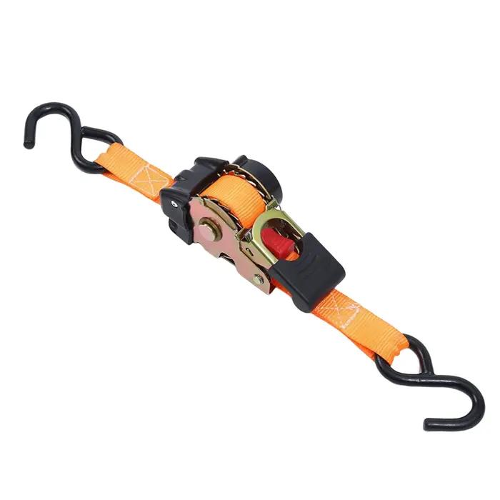 Sangle de tension rétractable pour voiture, sangles de fixation automatiques 1 pouce x 7 pieds, sang