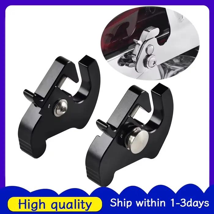 Kit de clips de loquet de support de montage de porte-bagages rotatif détachable noir pour Harley To