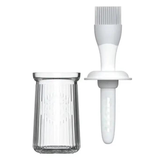 Brosse à huile pour barbecue 3 en 1, résistante à la chaleur, Type fendu, brosse d'application de Sa