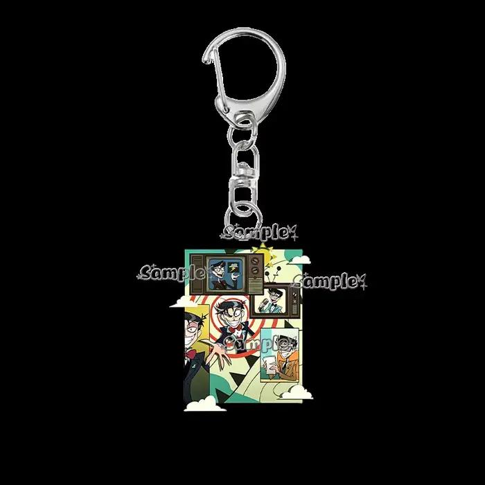 Breloque de sac en acrylique, porte-clés, pendentif fait main, accessoire de mode anime, personnage 