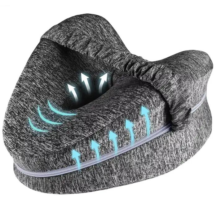 Coussin pour les jambes pour les dormeurs latéraux, coussin pour les genoux pour dormir, coussin erg