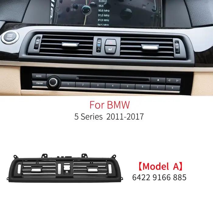 Grille de tableau de bord de console avant de voiture, climatiseur AC, accessoire d'aération, BMW Sé