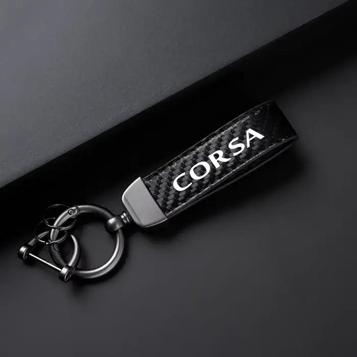 Porte-clés de voiture en cuir PU, accessoires pour Opel Corsa C D E F A B Gsi 1.6T OPC Line 1.4T Tur