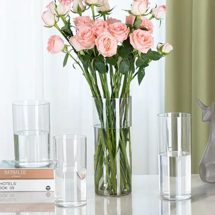 Vase en plastique incassable moderne pour décoration intérieure, vase de plancher avec fleurs sèches ou vertes, cadeau pour femme occasions spéciales