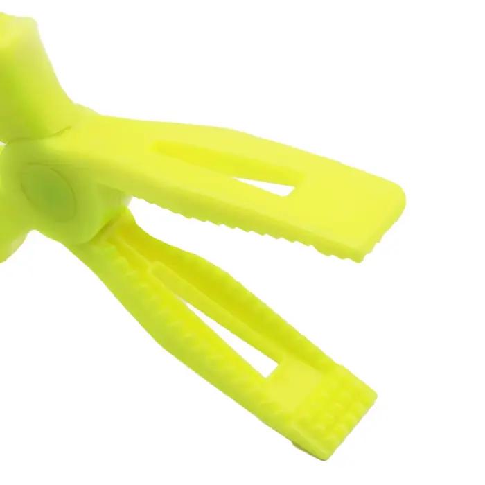 Nouvelles pinces de pêche antidérapantes 1 pièce en ABS, pince à poisson, outil de capture et de libération, extracteur d'hameçons, support de corps de poisson, tongs