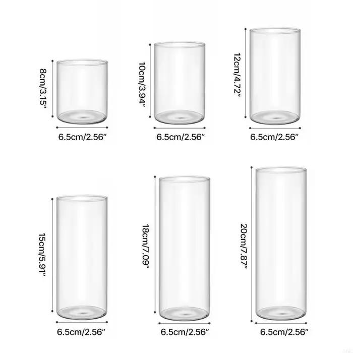 Cougie bougie en verre contemporain Vase