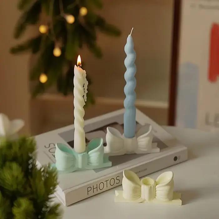 Mince spirale longue tige bougie parfumée