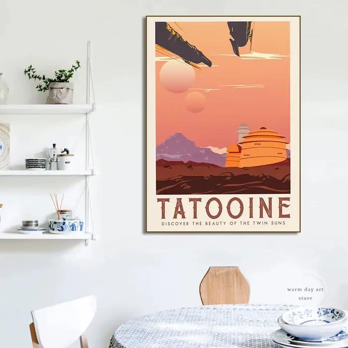 Affiches modernes de planète étoile