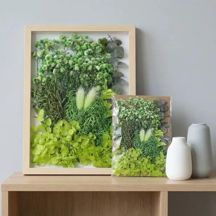 Fleurs d'hortensia naturelles préservées en vrac, 1 sac pour la fabrication de bougies en résine DIY, décoration de mariage, arrangements floraux séchés réels