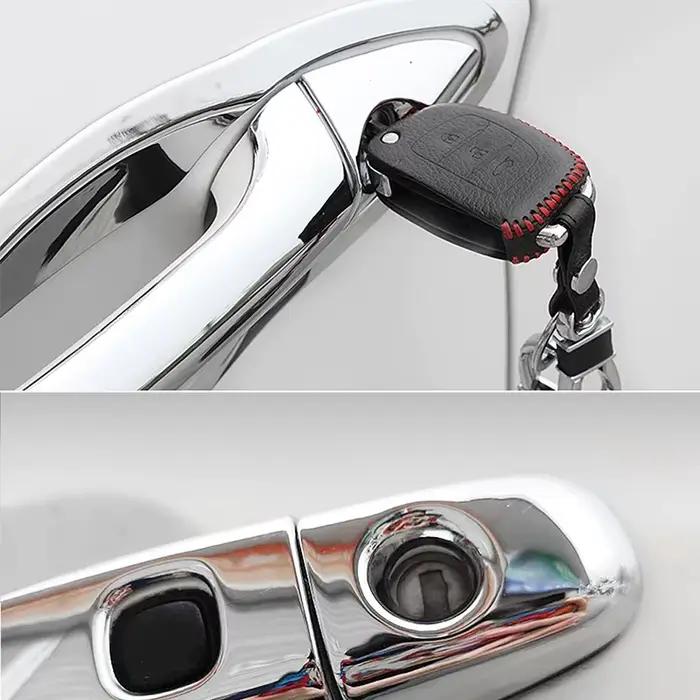 Couvercle de poignée de porte de voiture, accessoires de protection contre les rayures extérieures, pour Renault Clio 5 2023 V Lutecia BF 2019 ~ 2024