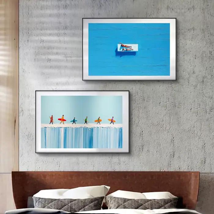 1 pièce, Peinture abstraite sans cadre Werner Bronkhorst