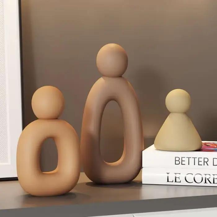 Statue de famille Simple