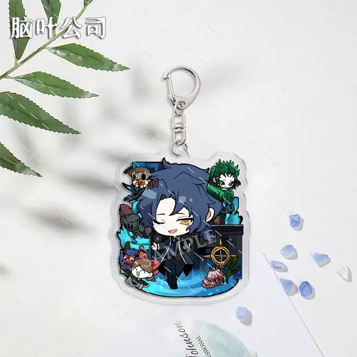 1 ensemble de porte-clés en acrylique Lobotomy Corporation, breloque pendentif personnage de jeu, accessoire de sac à dos pour les fans du jeu Lobotomy Corporation