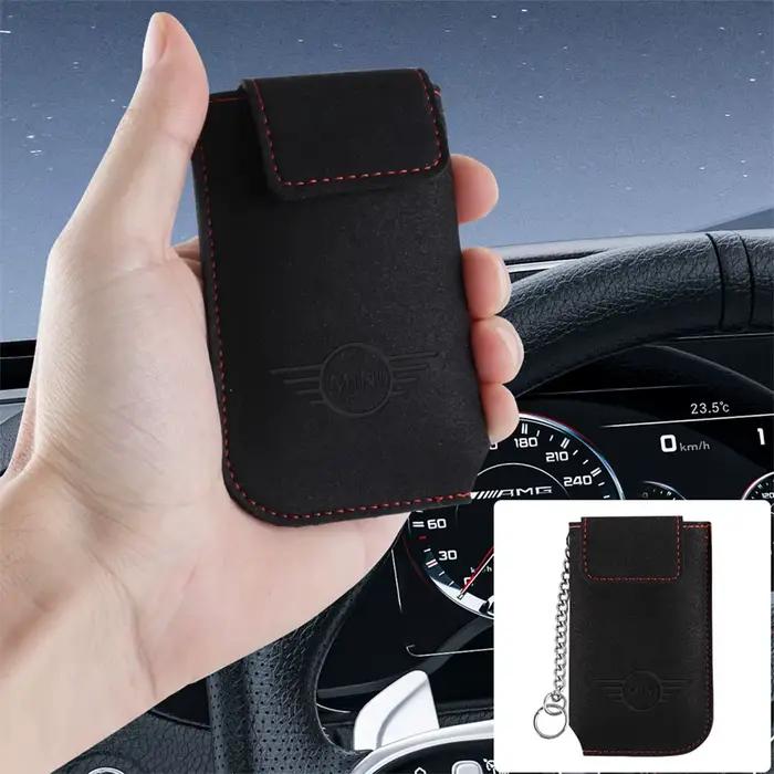 Porte-clés portable en daim pour voiture, sac de rangement, accessoires pour MINI Cooper JCW WORKS R55 R56 F55 F56 R57 R58 R59 R60 R50