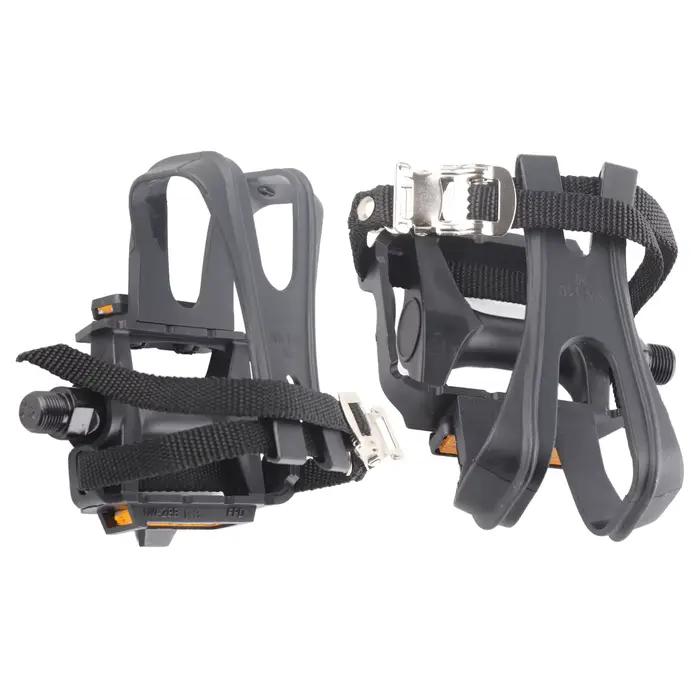 Accessoires de vélo : 1 paire de clips de pédale en nylon pour vélos fixie et VTT, accessoires de pédale plate pour cyclisme