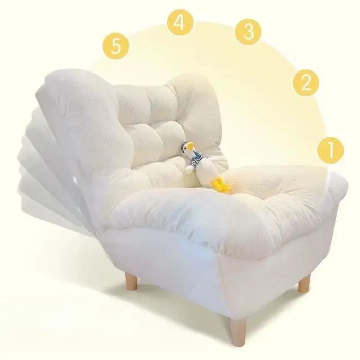 Style moderne salon chaises nordique blanc balcon chaises inclinables salon concepteur Articulos Para El Hogar accessoires pour la maison