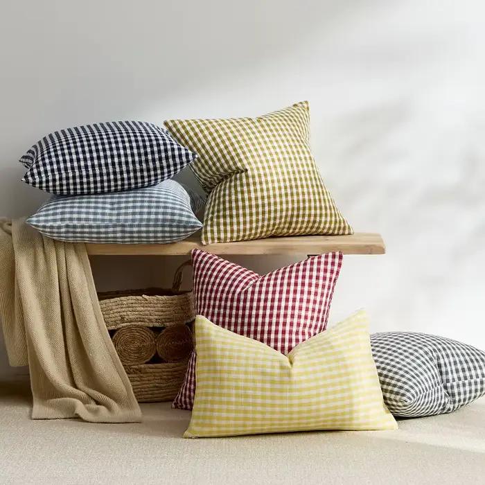 Lot de 2 housses de coussin d'extérieur imperméables