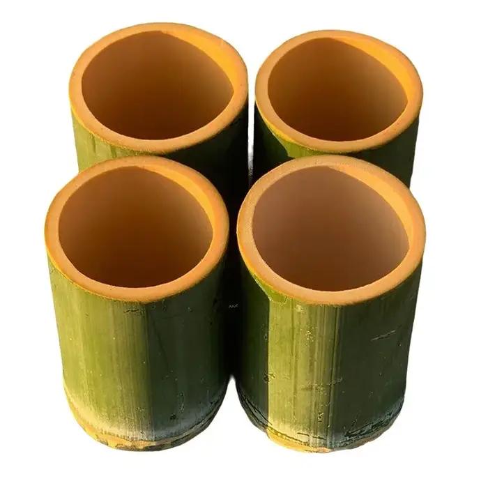 Tasse à thé au lait en tube de bambou