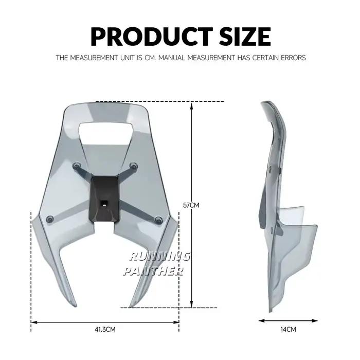 Accessoires de moto pour 390 790 890 ADV Adventure 2019-2022, couvercle déflecteur de pare-brise en acrylique ﻿