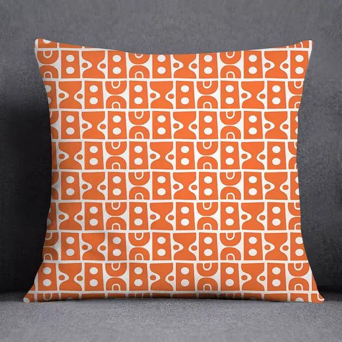 Housse de coussin série Orange