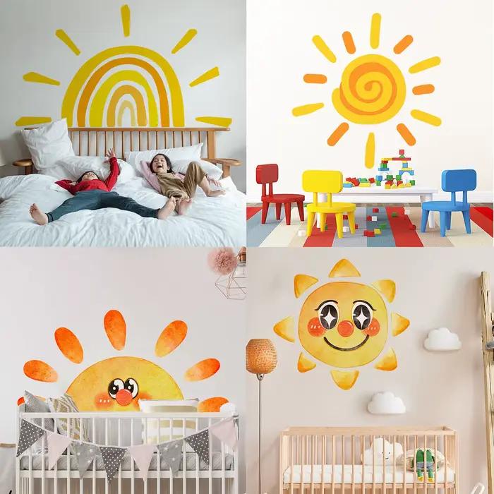Boho Sun Stickers muraux