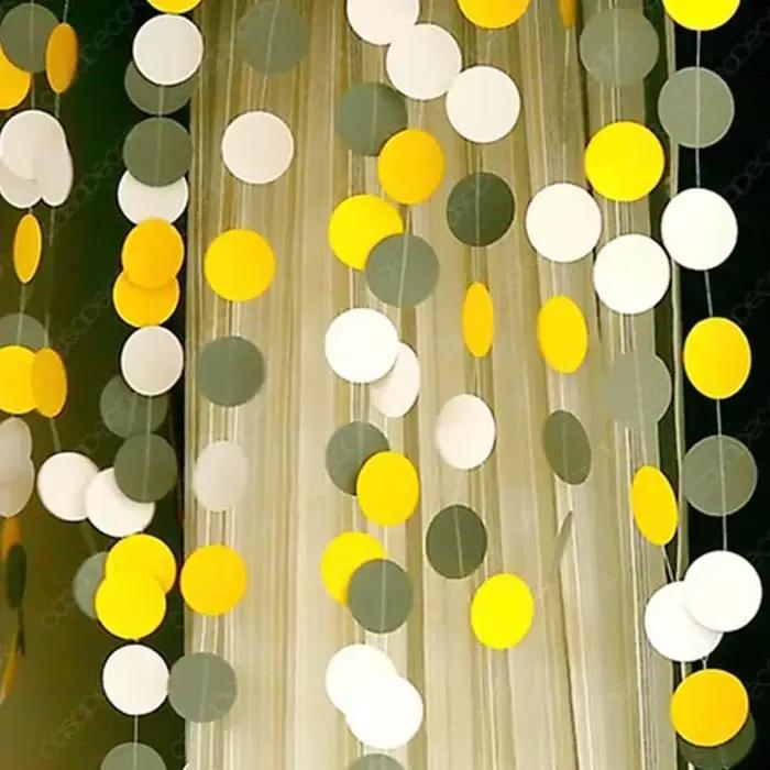 Bannière Circulaire Colorée Mixte de 4m