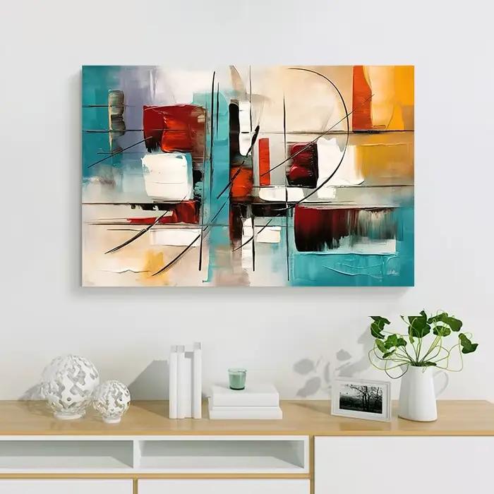 Art mural abstrait classique