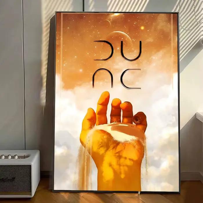 Affiche de Manga Dune Partie Classique Impression HD Décor Artistique Mural Vintage pour Salle d'Étude à Domicile Occasions Spéciales