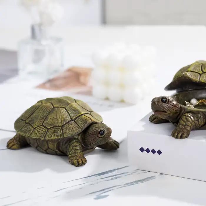 Statue de tortue en résine