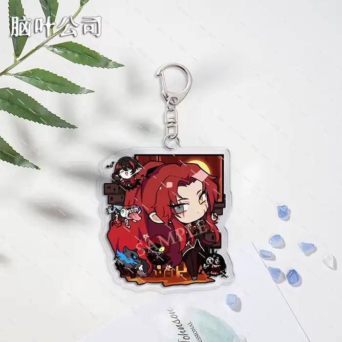 1 ensemble de porte-clés en acrylique Lobotomy Corporation, breloque pendentif personnage de jeu, accessoire de sac à dos pour les fans du jeu Lobotomy Corporation