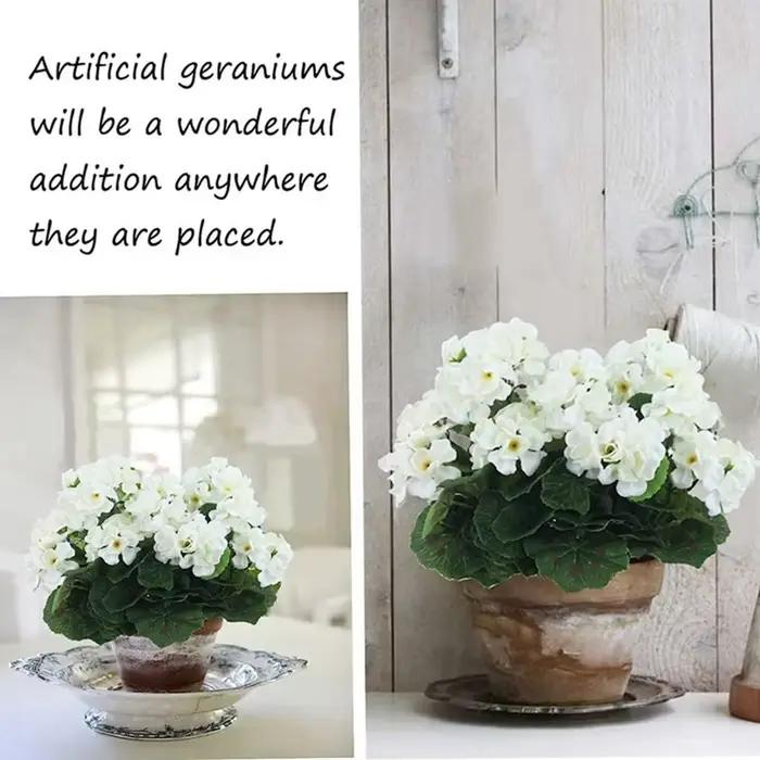 Fleurs de Bégonie Artificielles, Vases de Couronne de Festival, Fournitures de Bouquets de Patients de Mariage, Décoration de Table à Domicile
