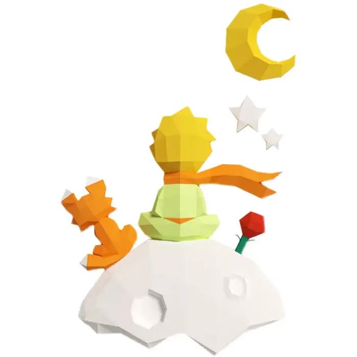 Kit de modèle de papier du petit prince 3D Papercraft